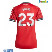 Manchester United Luke Shaw #23 Domaci Dres za Ženska 2025-26 Kratak Rukav